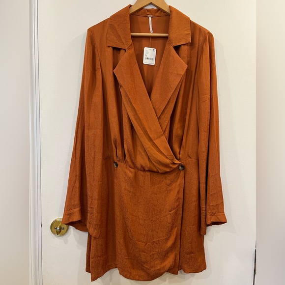 Free People Simone Mini Dress, size M, Long Sleeve - Picture 2 of 8